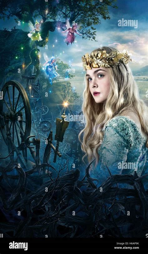 ELLE FANNING MALEFICENT (2014 Stock Photo, Royalty Free Image ...