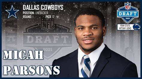 2021 NFL DRAFT: Micah Parsons [Dallas Cowboys] ᴴᴰ - YouTube