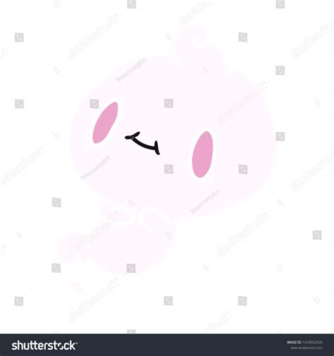 Cartoon Illustration Kawaii Cute Ghost Stock Vector (Royalty Free) 1310952026 | Shutterstock