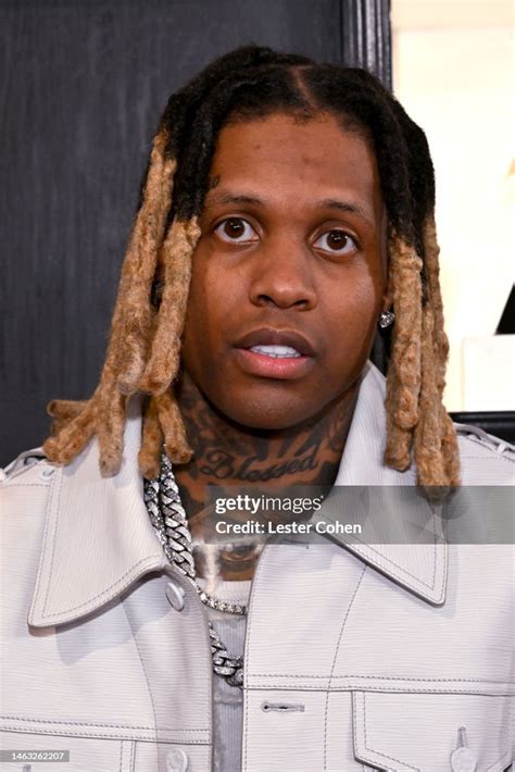 Lil Durk attends the 65th GRAMMY Awards on February 05, 2023 in Los ...