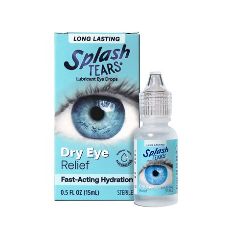 Buy Lubricant Eye Drops for Dry Eyes, Fast Acting and Long Lasting ...