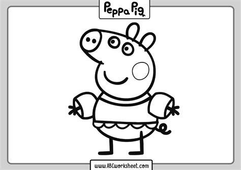 Kids Drawing Pepa Pig - Pig Peppa Coloring Printable Recommended | George Morris