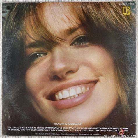 Carly Simon – No Secrets (1972) Vinyl, LP, Album – Voluptuous Vinyl Records