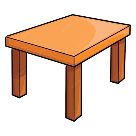 Premium Vector | Table cartoon | Muebles escolares, Decoración de unas, Mesas