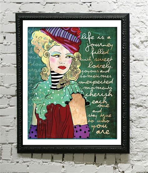 Stay True to You Inspirational Art Fashion Art Live This - Etsy