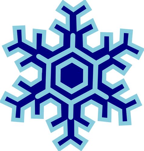 Snowflake Clip Art at Clker.com - vector clip art online, royalty free ...