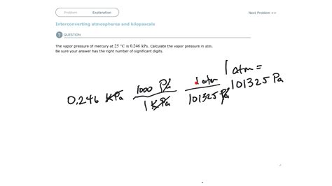 Aleks Interconverting atmospheres and kilopascals - YouTube