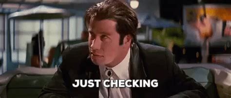 John Travolta Just Checking GIF | GIFDB.com