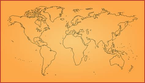 Free vector graphic: World Map, Orange, Global - Free Image on Pixabay - 306985