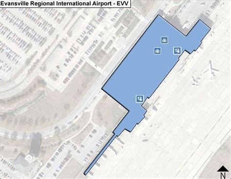 Evansville Regional Airport Map | EVV Terminal Guide