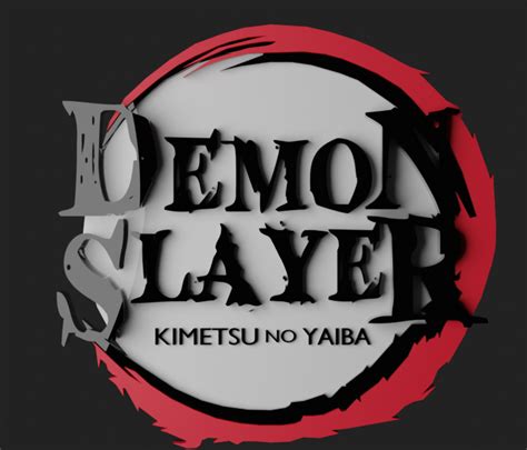 Free STL file Demon Slayer logo・3D print model to download・Cults