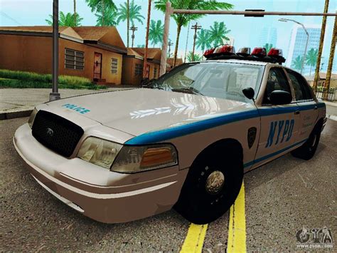 Ford Crown Victoria 2003 NYPD White for GTA San Andreas