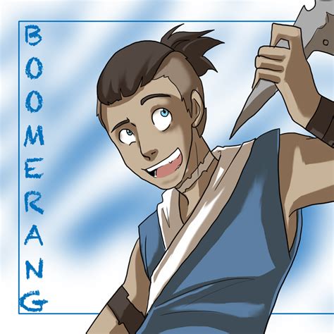 Sokka the boomerang guy by taste-of-teal on DeviantArt