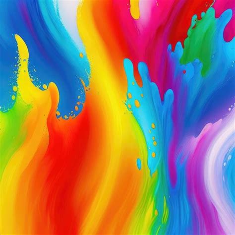 Vibrant Abstract Paint Splash | Free Premium Photo