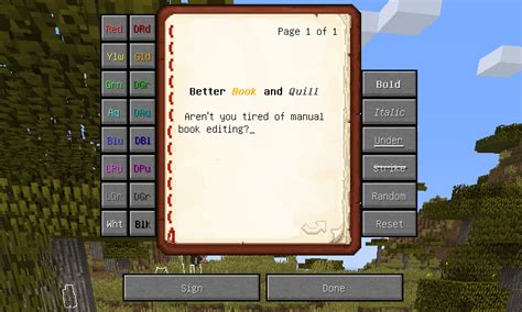 Better Book and Quill - Minecraft Mods - CurseForge