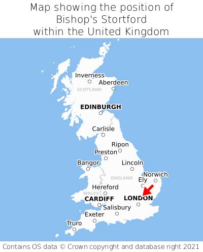 Where is Bishop's Stortford? Bishop's Stortford on a map