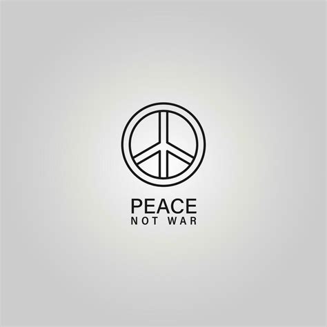 peace logo vector 25450479 Vector Art at Vecteezy