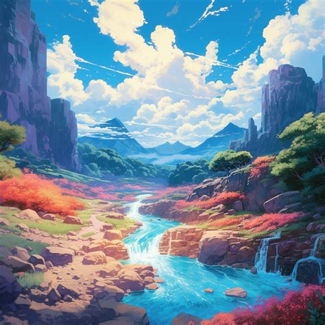 Breathtaking Anime Landscapes - Midjourney Prompt | Promptrr.io