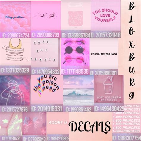 Handmade decals | Bloxburg decal codes, Bloxburg decals codes, Bloxburg ...