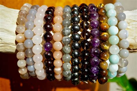 Crystal bracelets 8mm crystal healing bracelets gemstone | Etsy