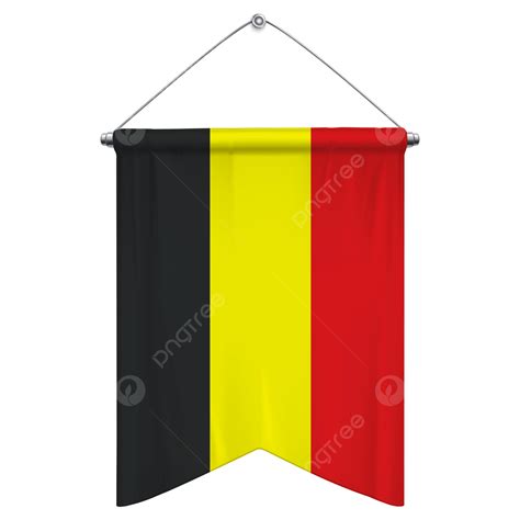 Belgium Flag Hd Transparent, Pennant Flag Belgium, Pennant, Flag, Belgium PNG Image For Free ...