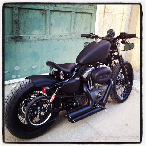 Harley Davidson Matte Black Bobber | Reviewmotors.co