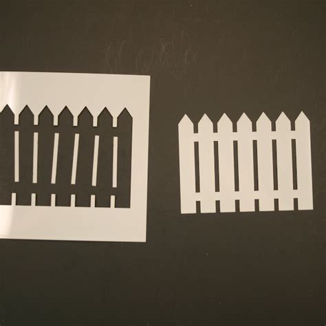 Fence Stencil - Etsy