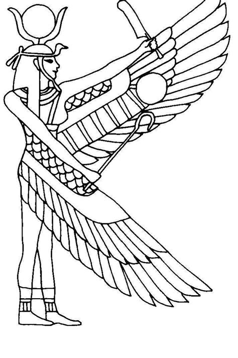 Egyptian Gods Coloring Pages - Coloring Home