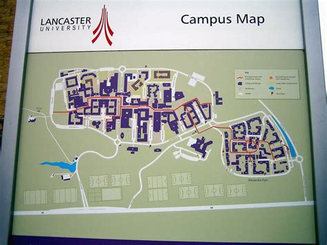 Lancaster University Campus Map