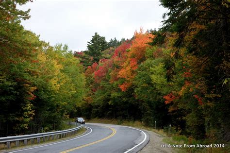 The Kancamagus Highway ~ Fall foliage in New Hampshire | A Note From Abroad