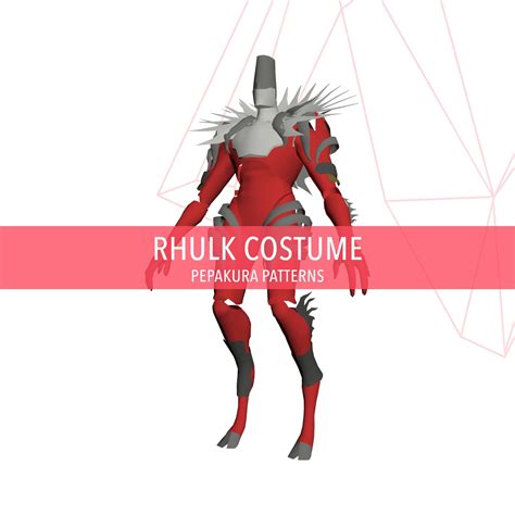 Rhulk Costume Destiny Inspired Cosplay Pepakura Foam - Etsy in 2022 ...