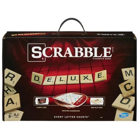 Scrabble Deluxe Edition Game Official Rules & Instructions - Hasbro