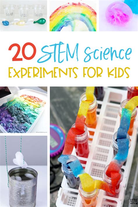 20 Easy and Fun STEM Science Experiments for Kids