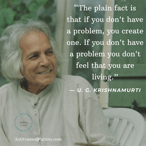 Problem ~ U. G. Krishnamurti - Astitva Meditation