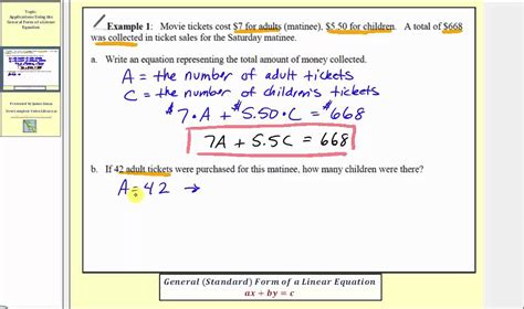 Linear Equation Form - Tessshebaylo