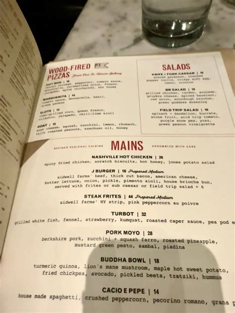 Menu at The Jones Assembly pub & bar, Oklahoma City