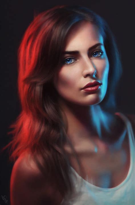 Female Portrait Study 20 Day #111 by AngelGanev on DeviantArt