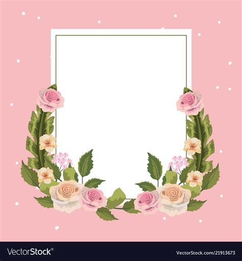 Vintage floral frame Royalty Free Vector Image