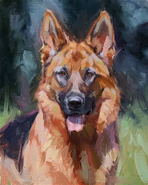 Dog oil portrait #pet #doglover #dogportrait #petlover #dogart Oil ...