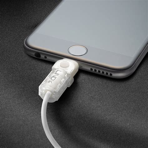 Lightning Cable Protector Kit, White - from LINDY UK