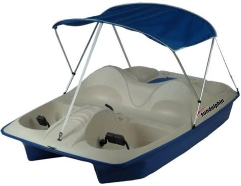 Pontoon Boat Paddle Sun Dolphin 5 Person Canopy Shade Pedal | eBay