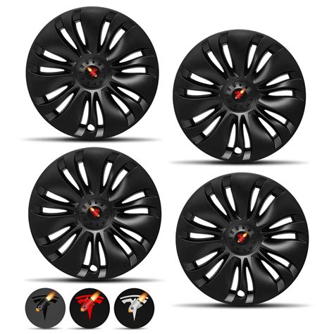 Buy Klutchtech Tesla Model Y Hubcaps - 19 Inch Gemini Wheel Covers Replacement Tesla Wheel Caps ...