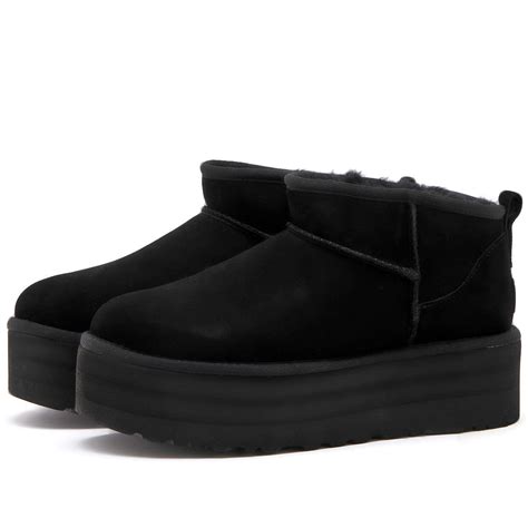 UGG Classic Ultra Mini Platform Black | END.