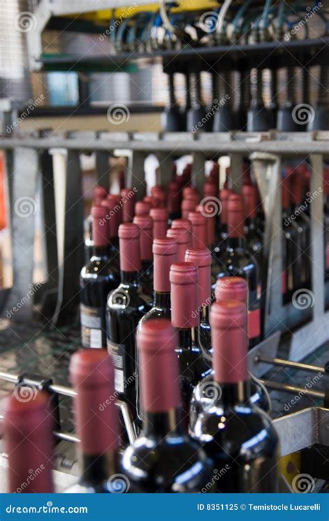 Bottling line stock image. Image of line, work, productivity - 8351125