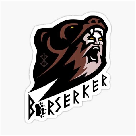 "Berserker" Sticker for Sale by roblack | Redbubble