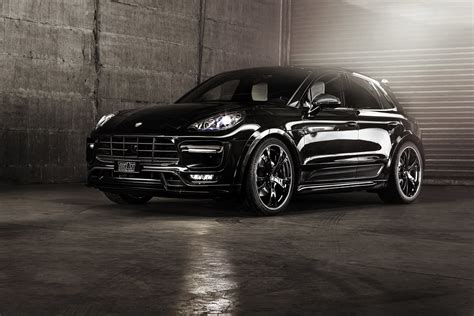 Download SUV Black Car Car Porsche Vehicle Porsche Macan HD Wallpaper