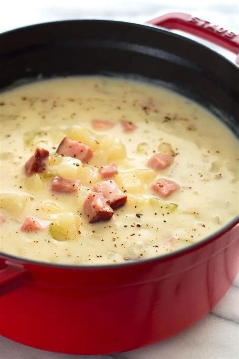 Easy and Comforting Ham and Potato Soup | Ham and potato soup, Healthy ...