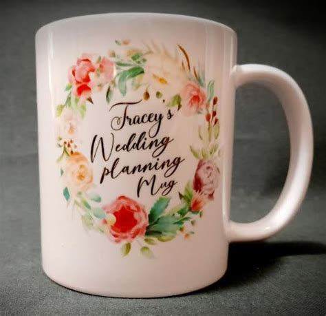 Personalised Bridal Wedding Mug | Bride and Bridesmaid Wedding Gift ...