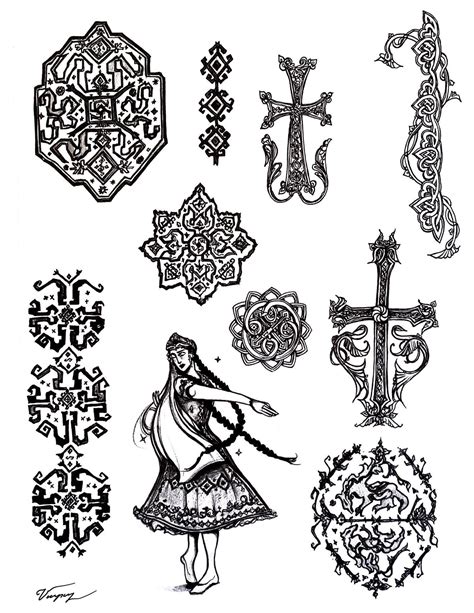 Armenian Symbols Tattoos