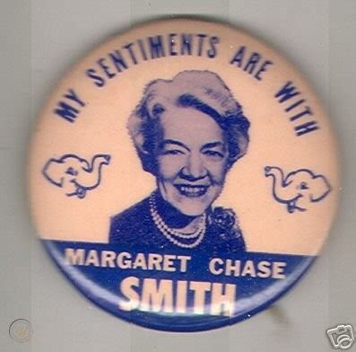 Margaret Chase Smith GOP Presidential Hopeful Pinback | #35091875